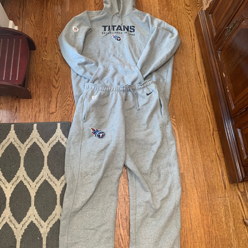 Nike Tennessee Titans Team Issued Sweatpants Hoodie pullover size xl